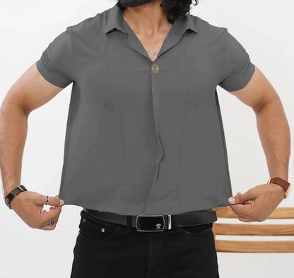 Men's Premium Classic Style Stretchable Embroidered T-Shirt