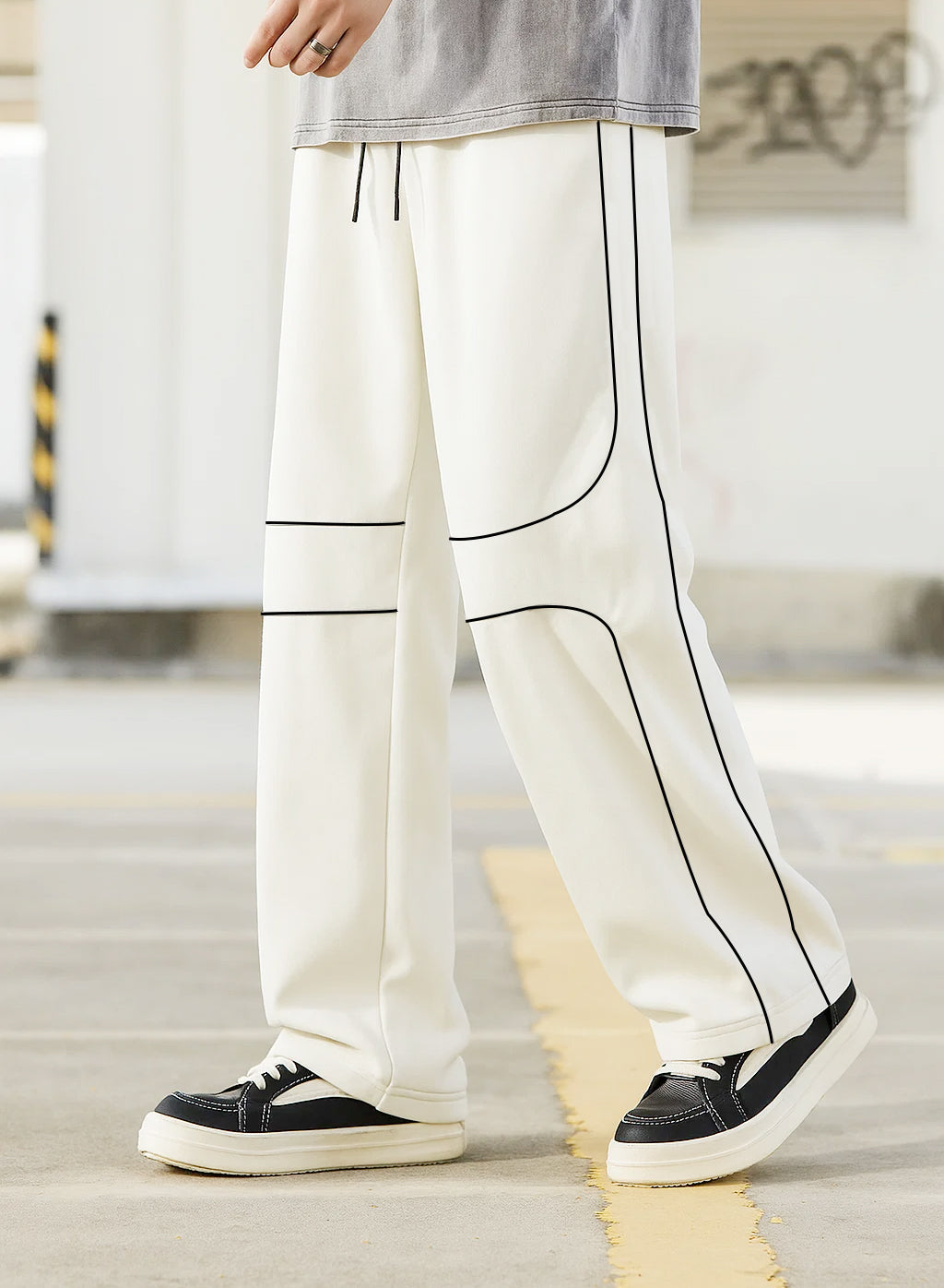 Side Liner Loose fit Premium Imported Fabric Trouser