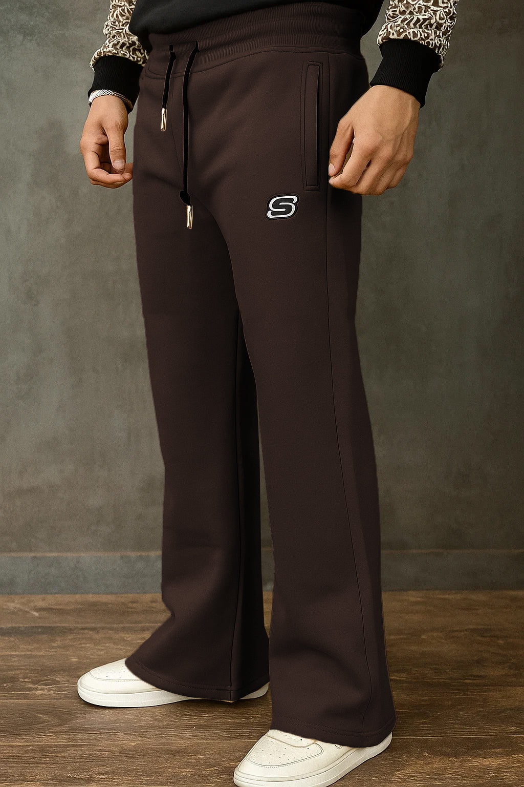 SK High Gsm Scuba Loose Fit Trouser