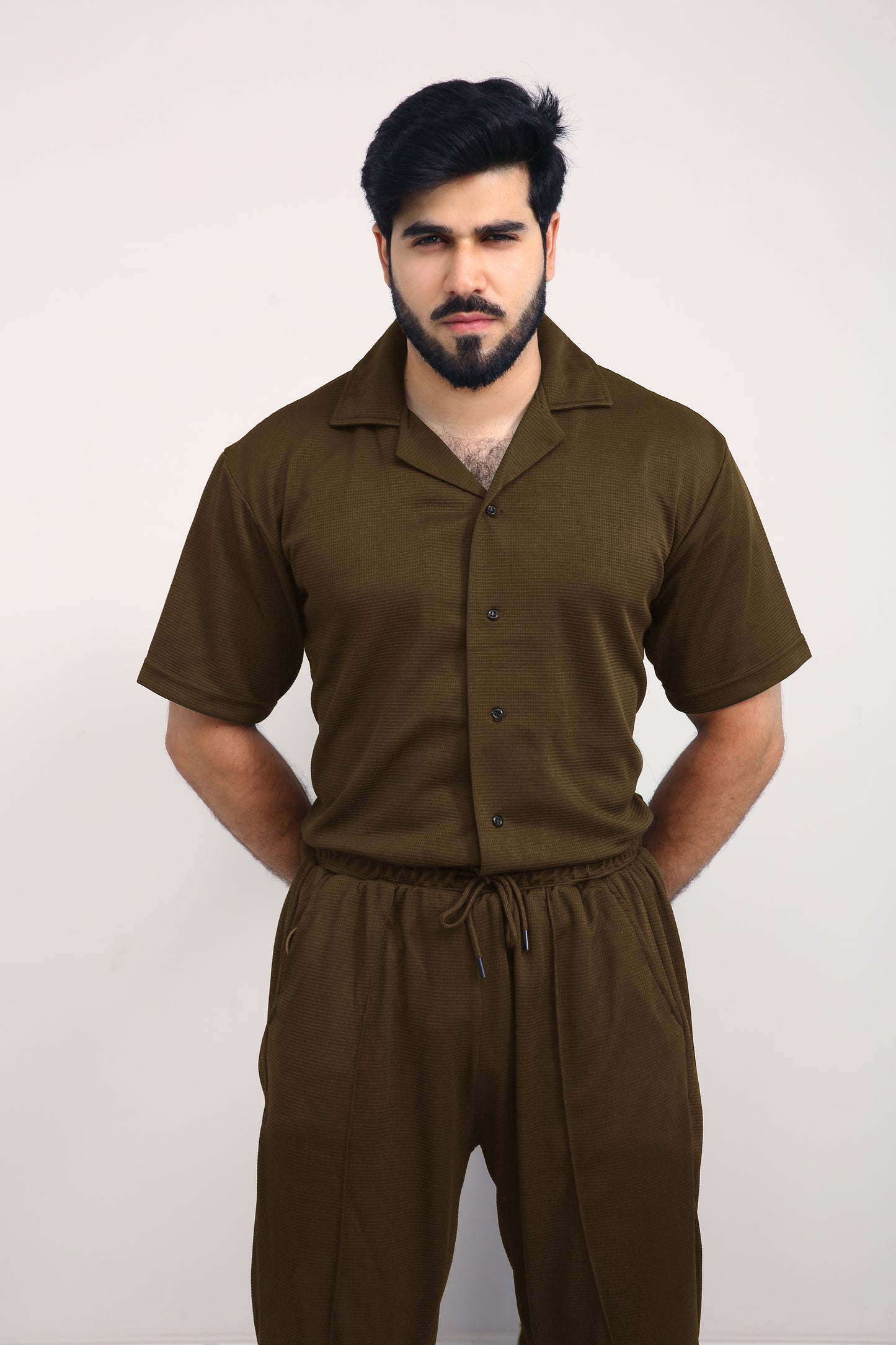 Luxury Men's Textured Co-ord set