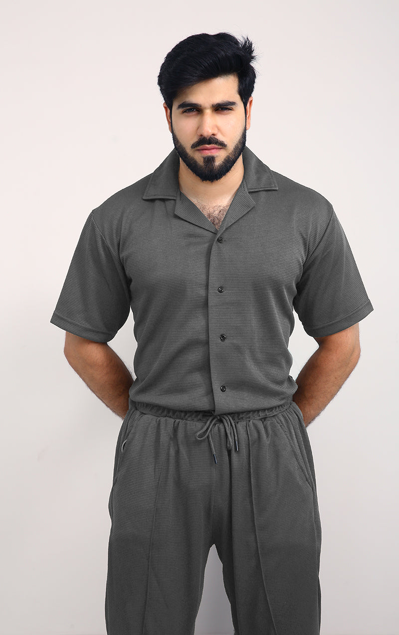 Luxury Men's Textured Co-ord set