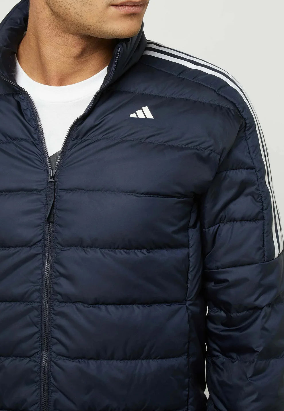 Blue Full Sleeves Puffer Jacket A/D