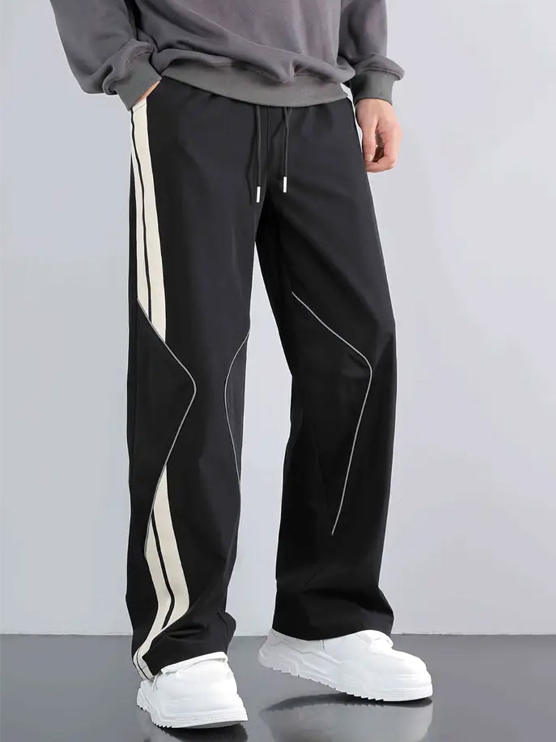 Imported Double Liner Pattern Loose Fit Trouser