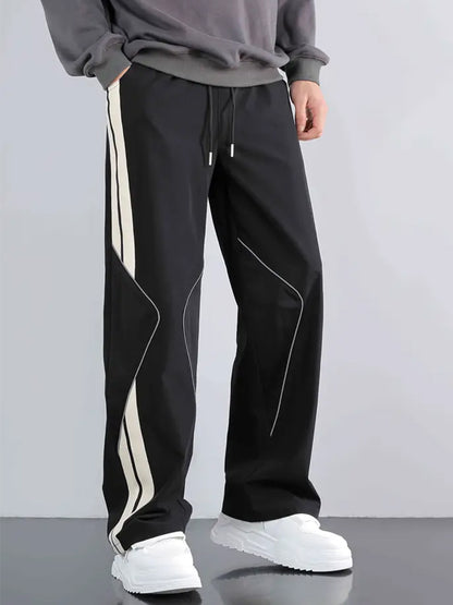 Imported Double Liner Pattern Loose Fit Trouser