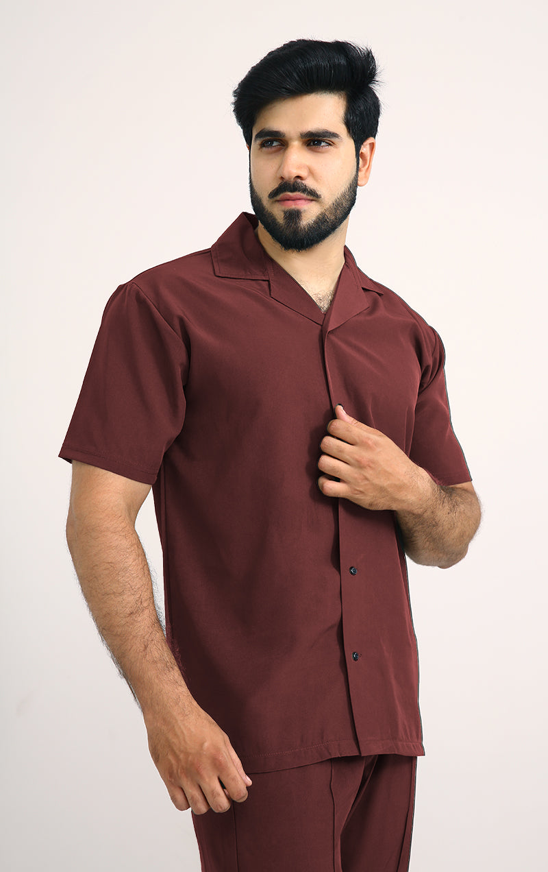 Premium Men's Co-ord set Maroon