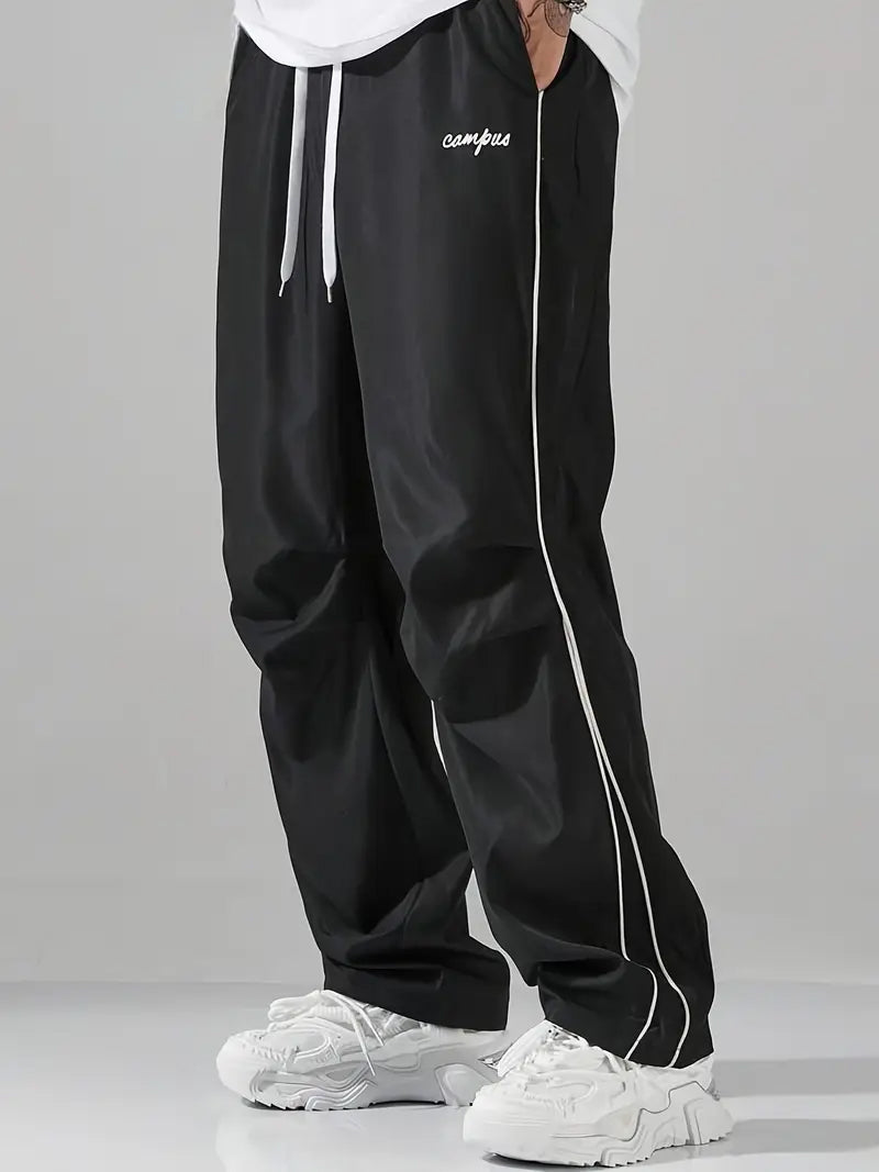 Stylish Loose-Fit  Baggy Trousers in Imported Fabric- unisex