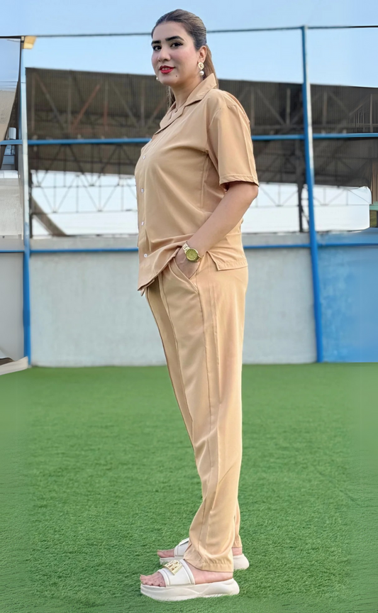 Premium Women Co-ord set Beige