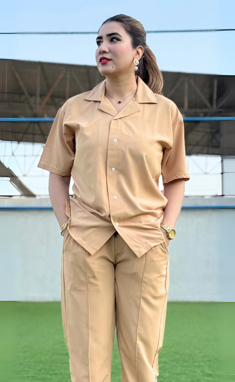 Premium Women Co-ord set Beige