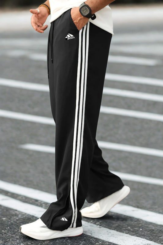 Luxury Loose Zipper-Bottom Trousers in Imported Fabric