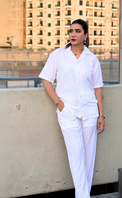 Premium Women Co-ord set White