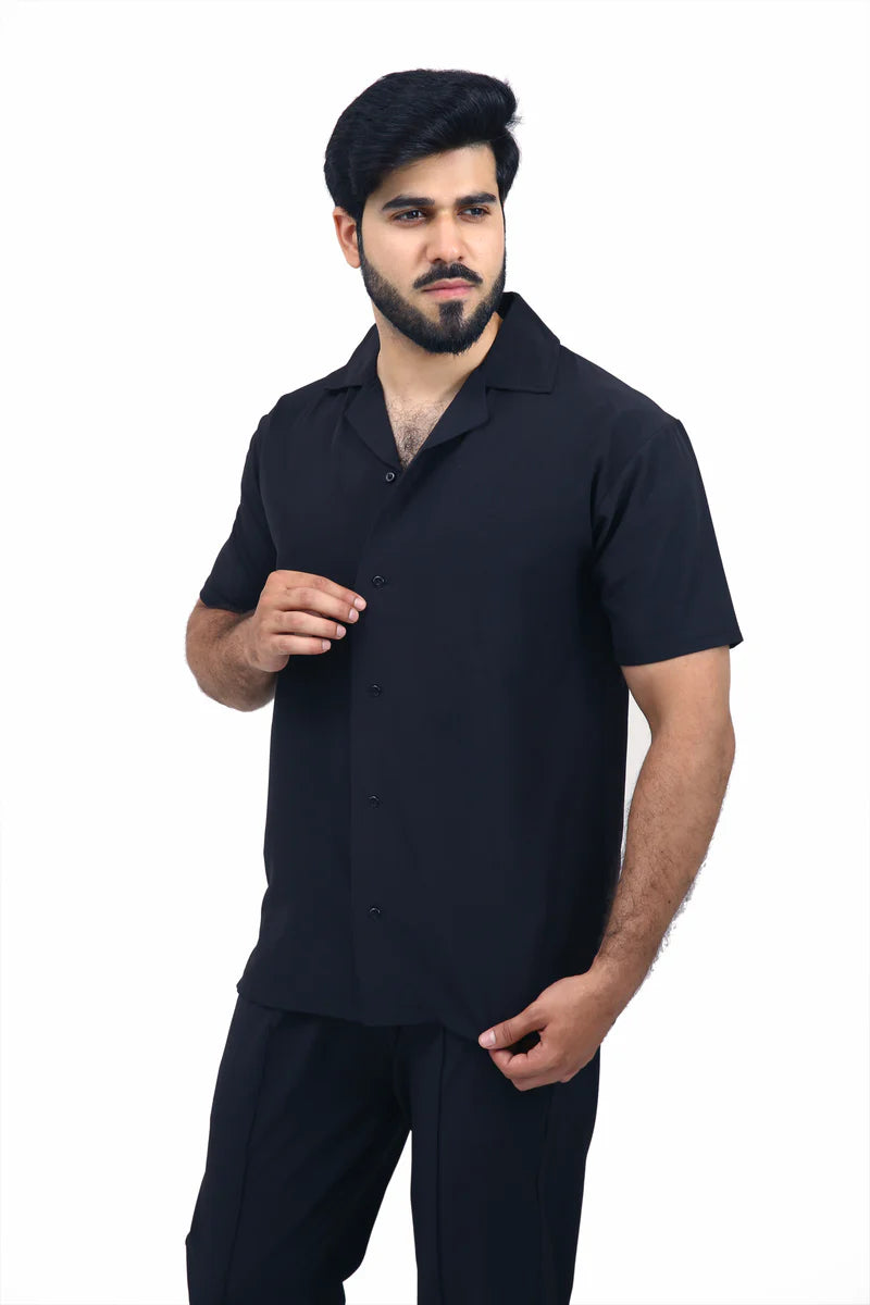 Premium Men's Co-ord set Black