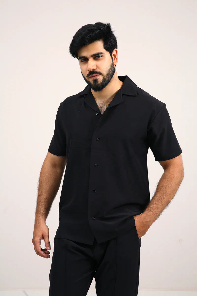 Premium Men's Co-ord set Black