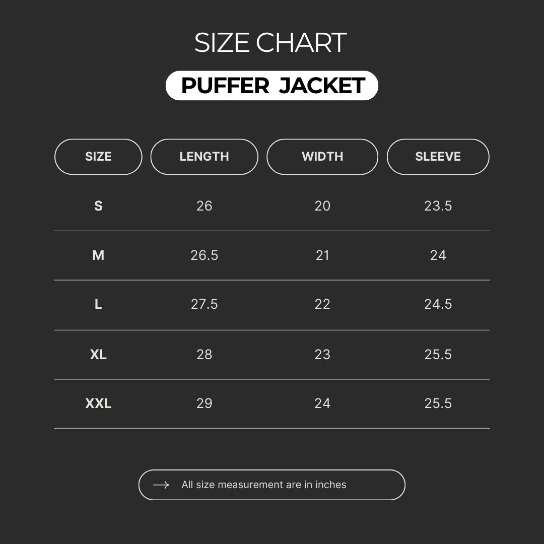 Full Sleeves Puffer Jacket AD