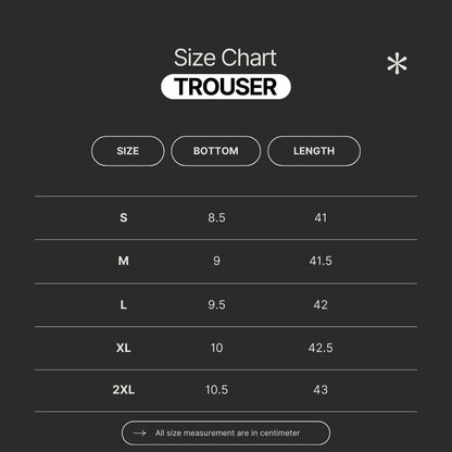 Stylish Loose-Fit  Baggy Trousers in Imported Fabric- unisex