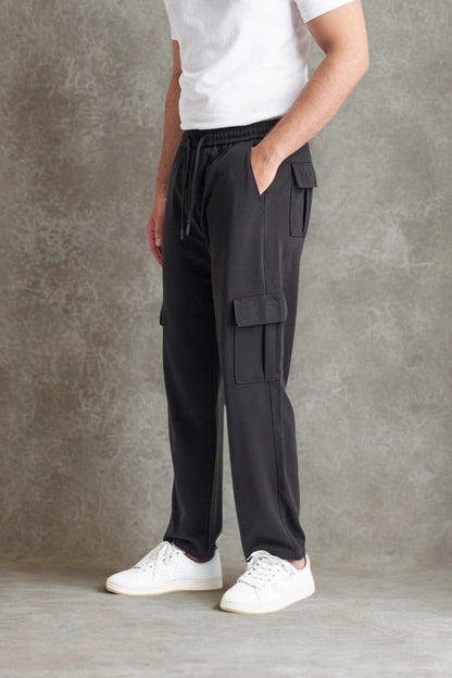 Imported Fabric Loose Bottom Cargo Trouser